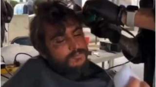 Bezdomny odzyskuje dawny wygląd