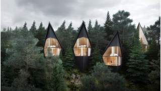 Domki w Dolomitach jak z bajki