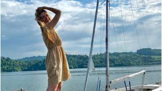 Joanna Koroniewska w radosnej stylizacji