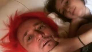 Michał Wiśniewski z córką Etiennette