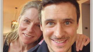 Mateusz Damięcki z żoną Pauliną Andrzejewską