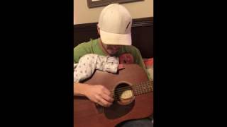 Ben Moseley i jego córeczka w trakcie słuchania kołysanki