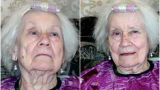 Makijaż zupełnie odmienił wygląd seniorki