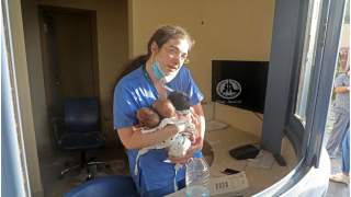 Pielęgniarka uratowała troje dzieci w Bejrucie