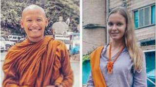 Zakochana kobieta i jej mąż buddyjski mnich