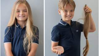 Chłopiec oddał swoje włosy dla chorych dzieci