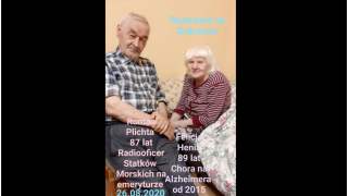 Choroba Alzheimera nie przerwała miłości pana Romana i jego żony