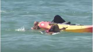 Prezydent Portugalii uratował kobiety, które wypadły z kajaka