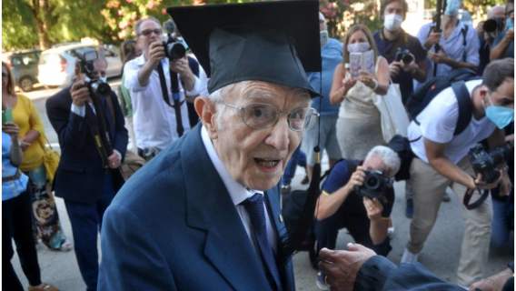 96-letni student Giuseppe Paterno