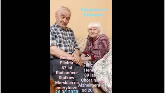 Choroba Alzheimera nie przerwała miłości pana Romana i jego żony