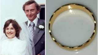 Obrączka zagubiła się 40 lat temu