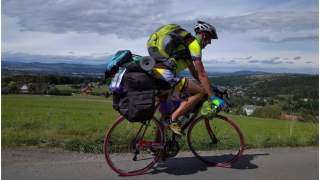 Marek Gelata przemierzył na rowerze pół Polski