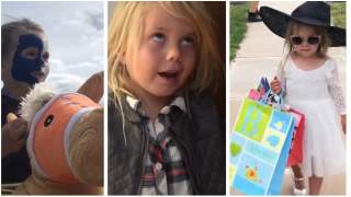 Dziewczynka odtwarza sceny z kultowych filmów i zbiera pieniądze dla potrzebujących