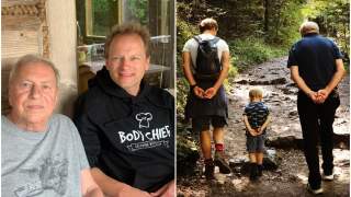 Maciej Stuhr opublikował zdjęcie z ojcem i synem