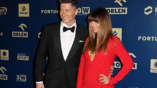 Fot. Piotr Molecki/East News. Warszawa, 04.01.2020. Bal Mistrzow Sportu N/z: Robert Lewandowski, Anna Lewandowska