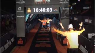 Sportowiec z zespołem Downa ukończył Ironmana