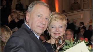 Jerzy Stuhr z żoną