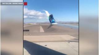 Las Vegas: szalony pasażer postanowił wejść na skrzydło kołującego samolotu