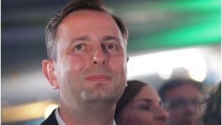 Władysław Kosiniak-Kamysz udzielał internetowego wywiadu, w tle pojawiła się jego urocza córeczka